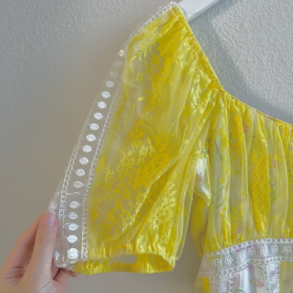 ❌SOLD❌For Love & Lemons Limoncella dress - Picture 5 of 12